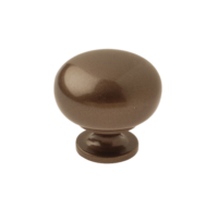 Contemporary Metal Knob | Brushed Oil Rubbed