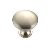 Round Metal Knob | Brushed Nickel