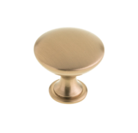 Round Metal Knob | Champagne Bronze