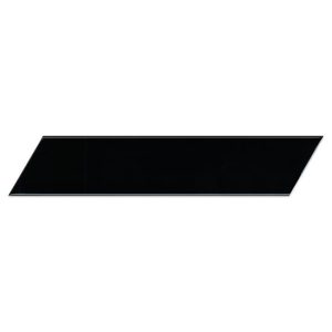 Colour & Dimension Chevron Collection | Black Bright