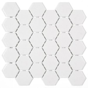 Quebec Hexagon Collection | Arctic White