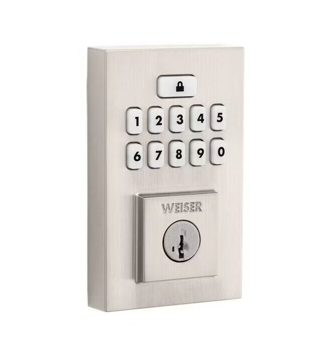 SmartCode Contemporary Keypad Deadbolt | Premium Finishes